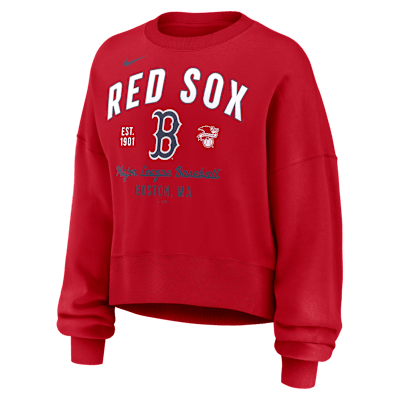 Boston Red Sox Women S Nike Mlb Pullover Crew Nike